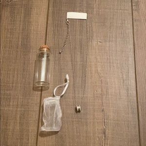 Silver Stud Necklace